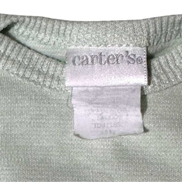 Vintage Carters Green Baby Gown with Bears 0-3 months - Picture 4 of 4
